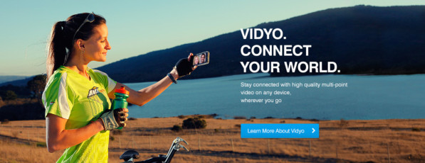 Vidyo homepage banner